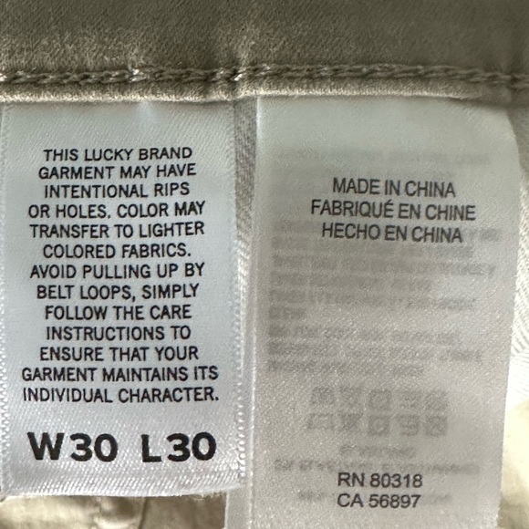 Lucky Brand 121 Slim Straight Khakis - Picture 3 of 5